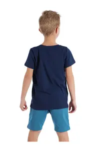 MSHB&G Alfabe Boys' Summer Rahat T-Shirt Shorts Set - Image 2