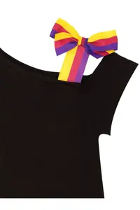 MSHB&G Unicorn Rock Girls' Black Summer Penye Dress - Image 6