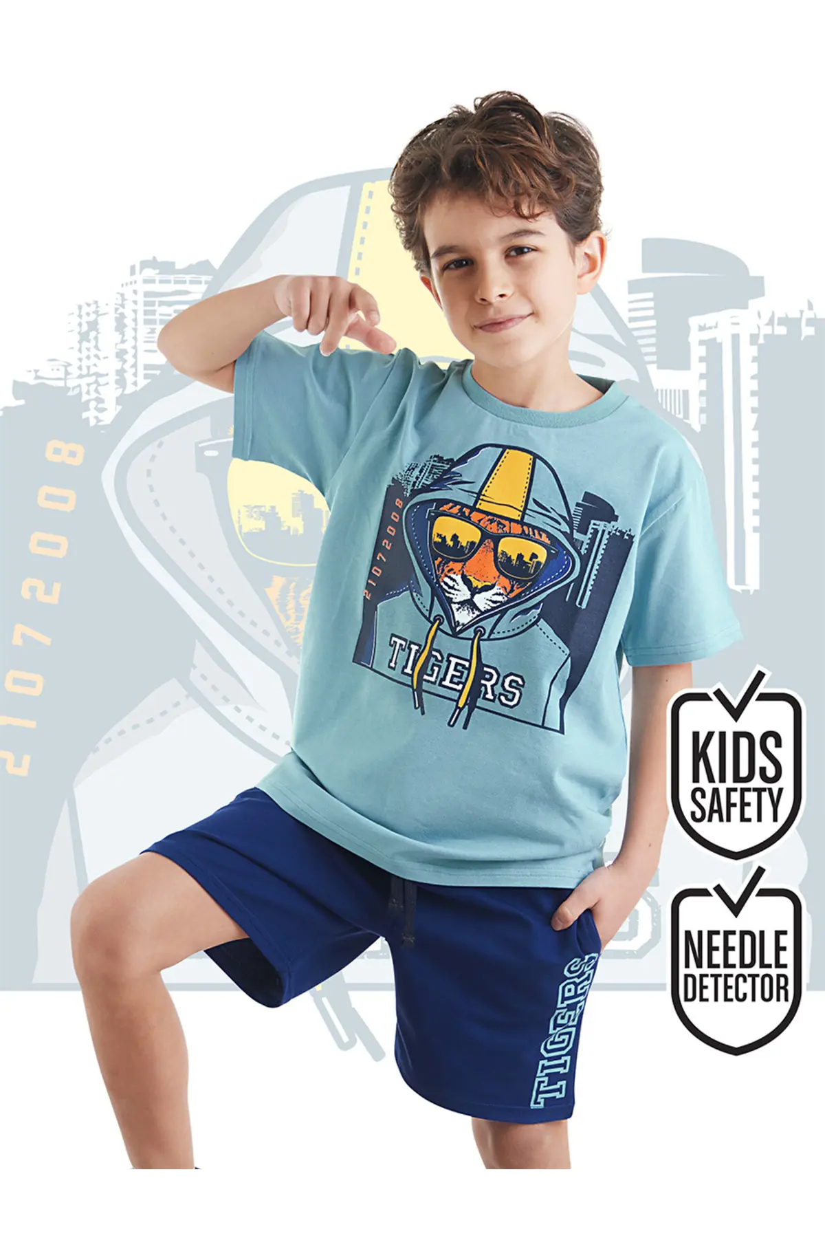 MSHB&G Tigers Boys' Summer T-Shirt Shorts Set