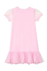 MSHB&G Starry Unicorn Girl's Pink Tulle Frilly Summer Dress - Image 4