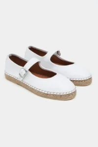 Nisantasi Shoes Cutis WHITE Leather Wicker Taban Detailed Women Espadrille Flats - Image 7