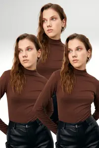 Bipantolon Women Bitter Coffee 3 Sets Blouse