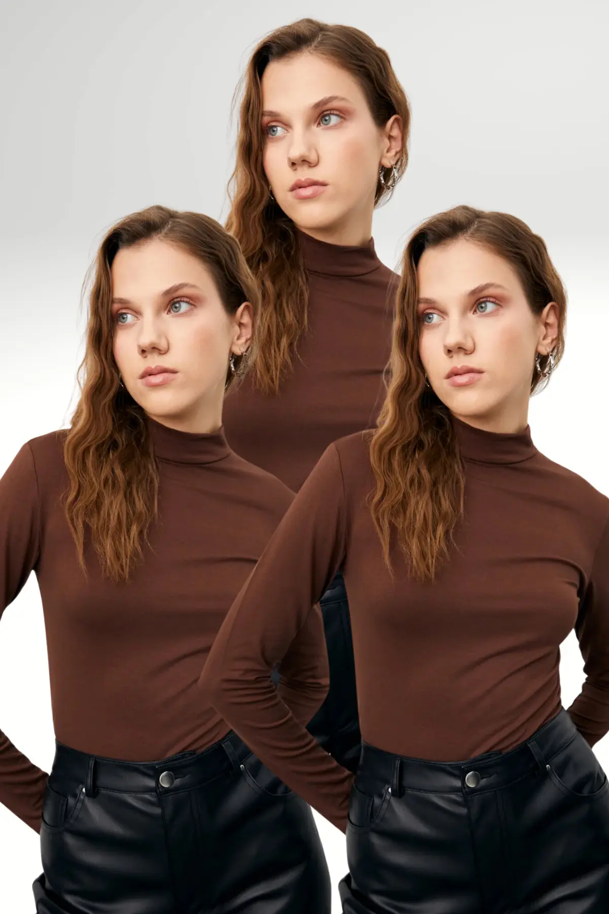 Bipantolon Women Bitter Coffee 3 Sets Blouse