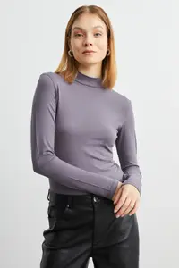 Bipantolon Women Gray NAVY BLUE Bitter Coffee 3 Sets Blouse - Image 3