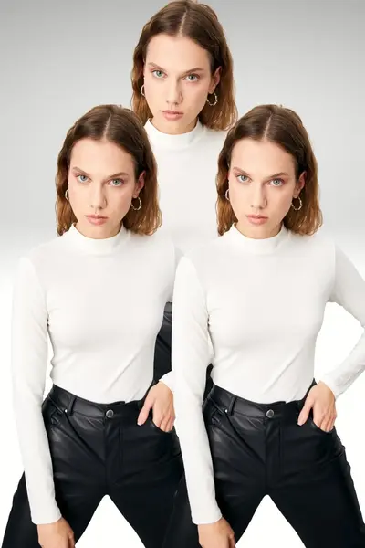 Bipantolon Women WHITE 3 Sets Blouse