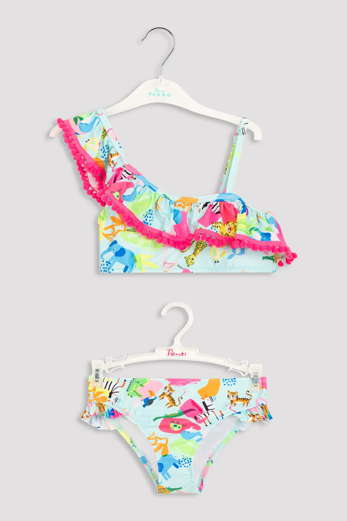 Penti Girls' Discovery One Shoulder Bikini Set
