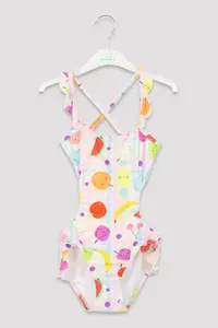 Penti Girls' Meyve Patterned Mayokini