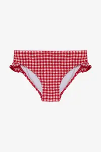 Penti Girl's Gingham Triangle Multicolored Bikini Set - Image 3