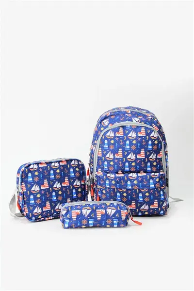 Cambridge Polo Club 3 Sets Okul Bag Seti Denizci /plcan2079.334