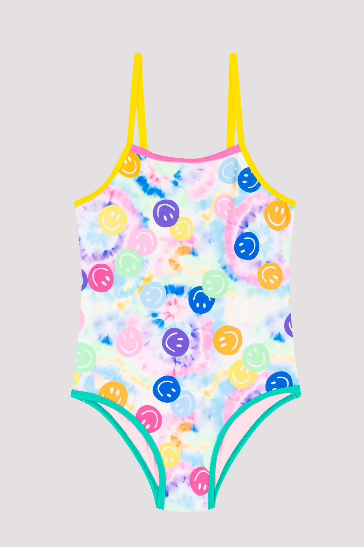 Penti Girls' Smiley Colorful Swimsuit
