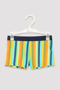 Penti Boys' Multicolored Striped Boxer Swimsuit