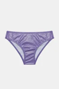 Penti Girls' Shiny Purple Bandeau Bikini Set - Image 3