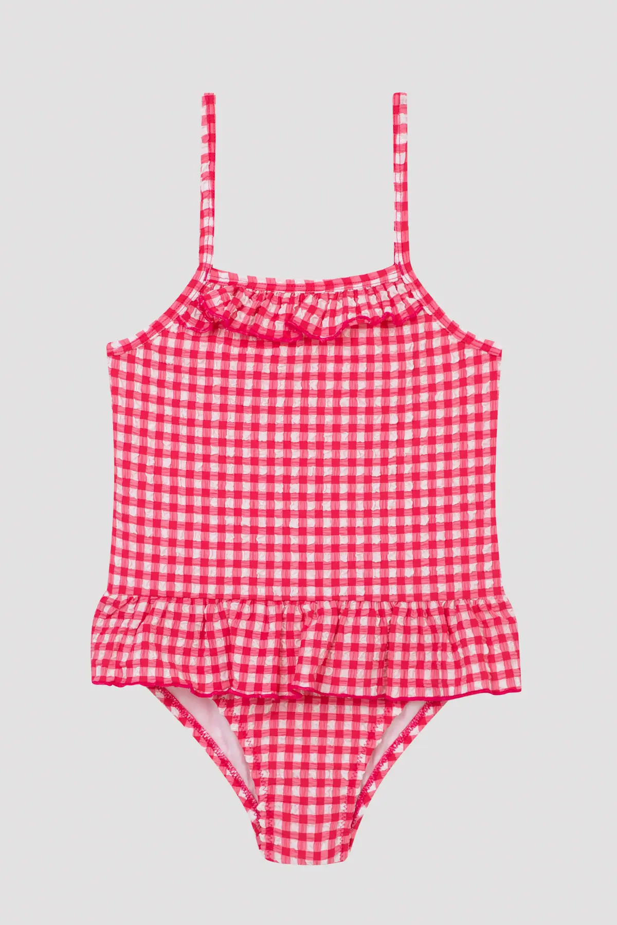 Penti Girls' Square Patterned Swimsuit