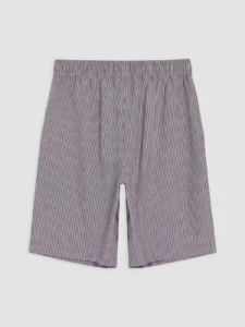 LCW Kids Gray Elastic Waist Striped Boys' Short - Image 3
