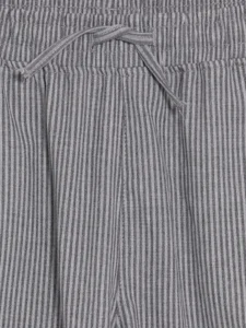 LCW Kids Gray Elastic Waist Striped Boys' Short - Image 4