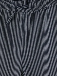 LCW Kids Navy Blue Elastic Waist Striped Boys' Short - Image 4