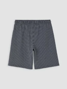 LCW Kids Navy Blue Elastic Waist Striped Boys' Short - Image 5