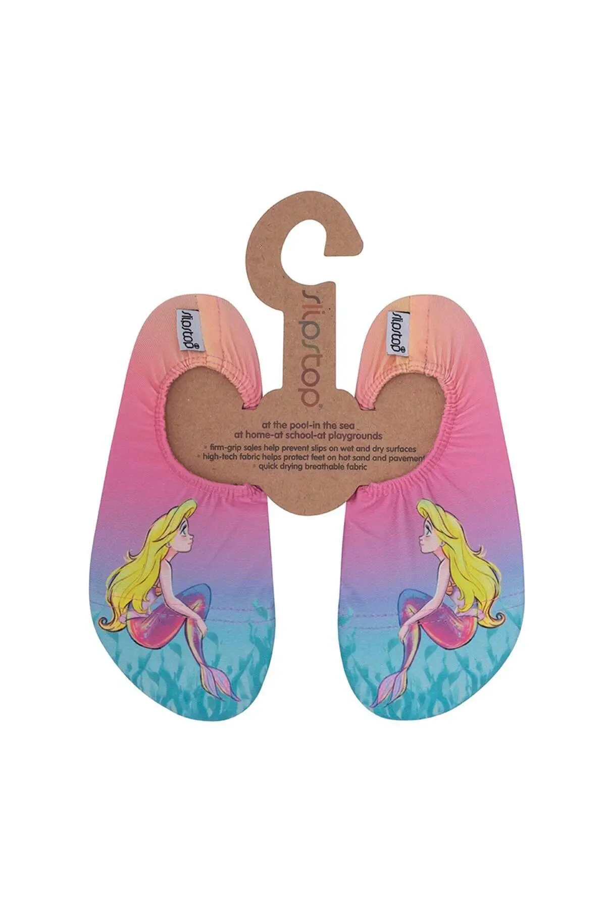 Girl's Mermaid Printed Anti-Slip Swim Booties