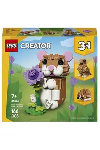 LEGO Creator 3 in 1 Cute Hamster with Flower 31376 - Image 3