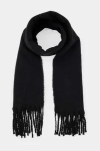 TRENDYOLMİLLA Black Tasseled Women Scarf