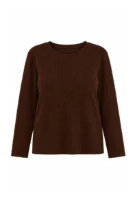 Trendyol Curve Black-Brown 2 Sets Paket Crop Camisole Knitting Plus Size Blouse - Image 2