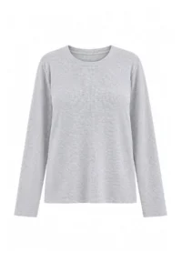 Trendyol Curve Ecru-Gray 2 Sets Paket Crop Camisole Knitting Plus Size Blouse - Image 5