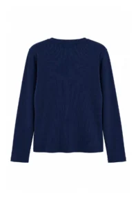 Trendyol Curve NAVY BLUE-Ecru 2 Sets Paket Crop Camisole Knitting Plus Size Blouse - Image 4