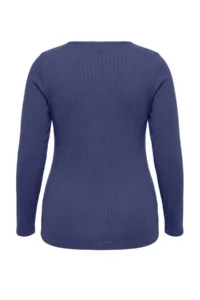 Trendyol Curve Indigo Camisole Crop Knitting Plus Size Blouse - Image 8