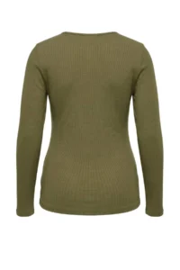 Trendyol Curve Khaki Camisole Crop Knitting Plus Size Blouse - Image 7