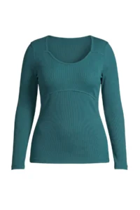 Trendyol Curve Petrol Camisole Crop Knitting Plus Size Blouse - Image 5
