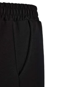 Trendyol Curve Black Thin Soft Comfortable Draped Material Front Zippered Plus Size Tracksuit - Image 8