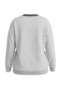 Trendyol Curve Snow Melange 2 Sets Low Shoulder Knitting Sweatshirt - Image 8