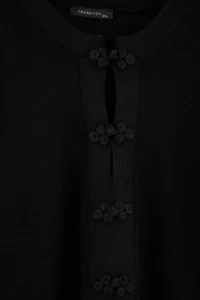 Trendyol Curve Black MANDARIN Closed Knitwear Plus Size Sweater - Image 5