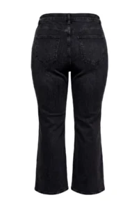 Trendyol Curve Anthracite High Waist comfort/Flexible flared leg Flare jeans - Image 7