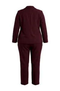Trendyol Curve Purple Weaving Plus Size Bottom - Top Set - Image 9