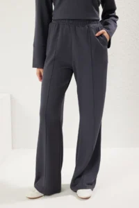 Trendyol Modest Anthracite Soft textured Tracksuit - Image 4