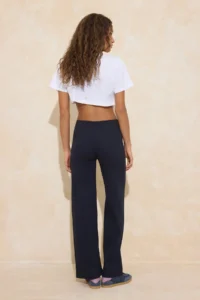 TRENDYOLMİLLA Brown-NAVY BLUE 2 Sets Paket Flare/flared leg High Waist Knitting Sweatpants - Image 7