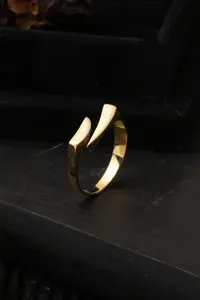 The Collection Sword Cartoon Model Gold Plated Adjustable Ring