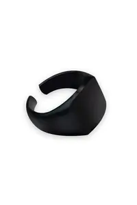 The Collection Men MATTE Black Adjustable Ring Set - Image 3