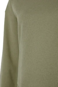 TRENDYOLMiLLA Green Waffle Fabric Knitted Pajama Set - Image 5