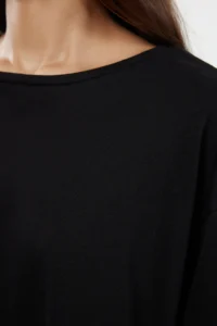 TRENDYOLMiLLA Black Leopard Patterned Knitted Pajama Set - Image 3