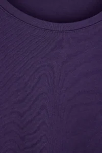 TRENDYOLMİLLA Purple Cotton Striped Knitting Pajama Set - Image 5