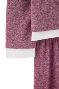 TRENDYOLMiLLA Purple Double Layer Soft Knitted Pajama Set - Image 8