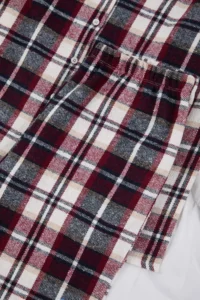 TRENDYOLMiLLA Multicolored Cotton Plaid Winter Thick Flannel Woven Pajama Set - Image 9