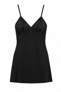 TRENDYOLMİLLA Black 2 Sets 56% Viscous,44% Polyester Plain Lace Detailed Viscose single jersey Knitting Nightgown - Image 2
