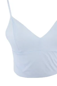 TRENDYOLMİLLA Light BLUE 3 Sets Viscose Knitting Pajama Set - Image 8