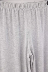 TRENDYOLMiLLA Gray Melange Viscose Knitted Pajama Set - Image 7