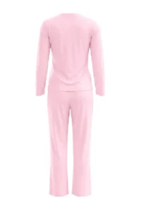 TRENDYOLMiLLA PINK Viscose Knitting Pajama Set - Image 7