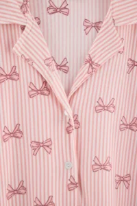 TRENDYOLMiLLA Powder Printed Single Jersey Knitted Pajama Set - Image 2