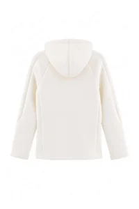 TRENDYOLMİLLA Ecru interlock Regular Sweatshirt - Image 4